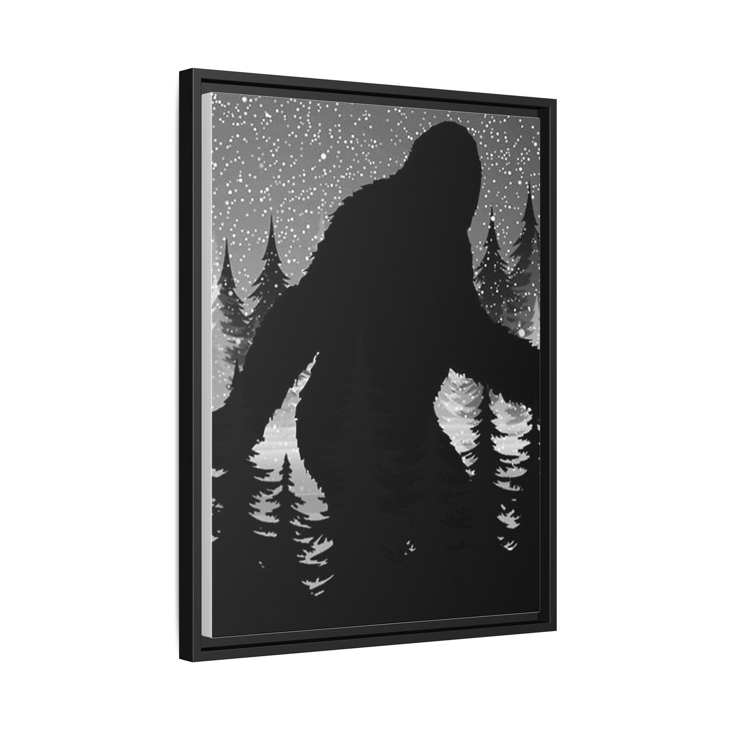 Matte Canvas, Black Frame